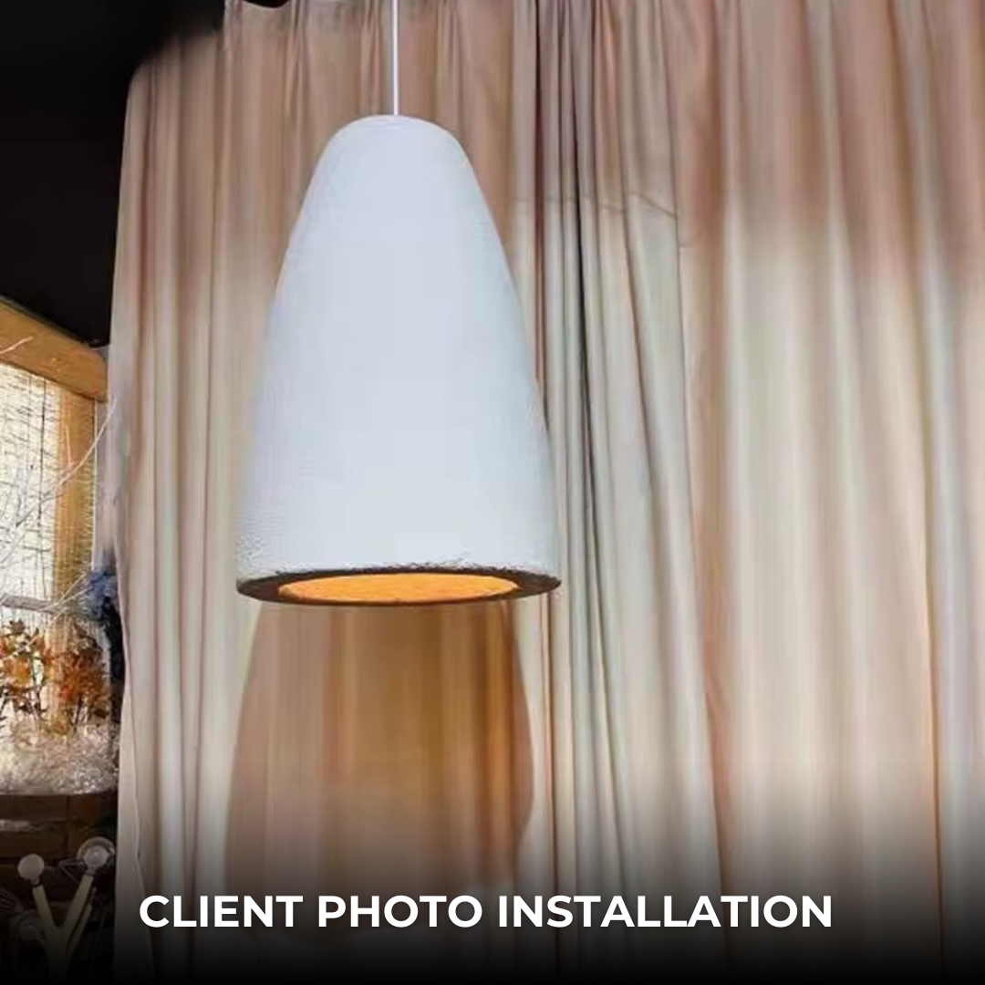 Nirvana Wabi Pendant Light | Resin, Japandi Elegance Pendant Lighting