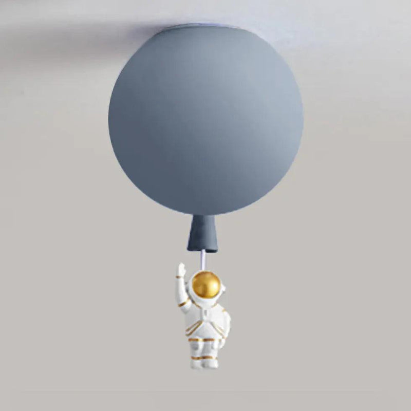 Astro Balloon Flush Mount Ceiling Light | LED, Playful Design for Kids