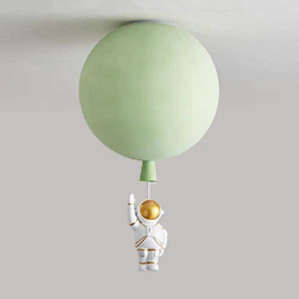 Astro Balloon Flush Mount Ceiling Light | LED, Playful Design for Kids 16