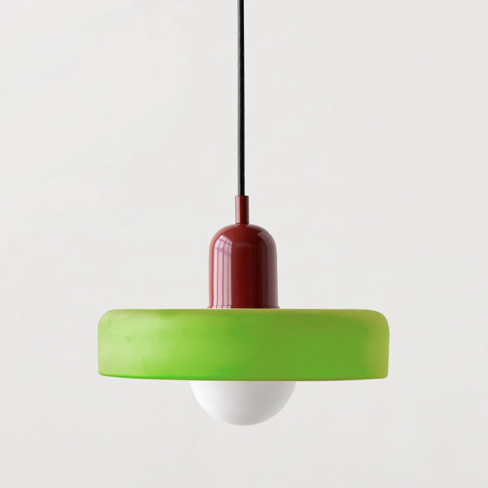 Bauhaus Pendant Light | Colored Glass, Adjustable Height, Modern Kitchen Pendant Lighting 22