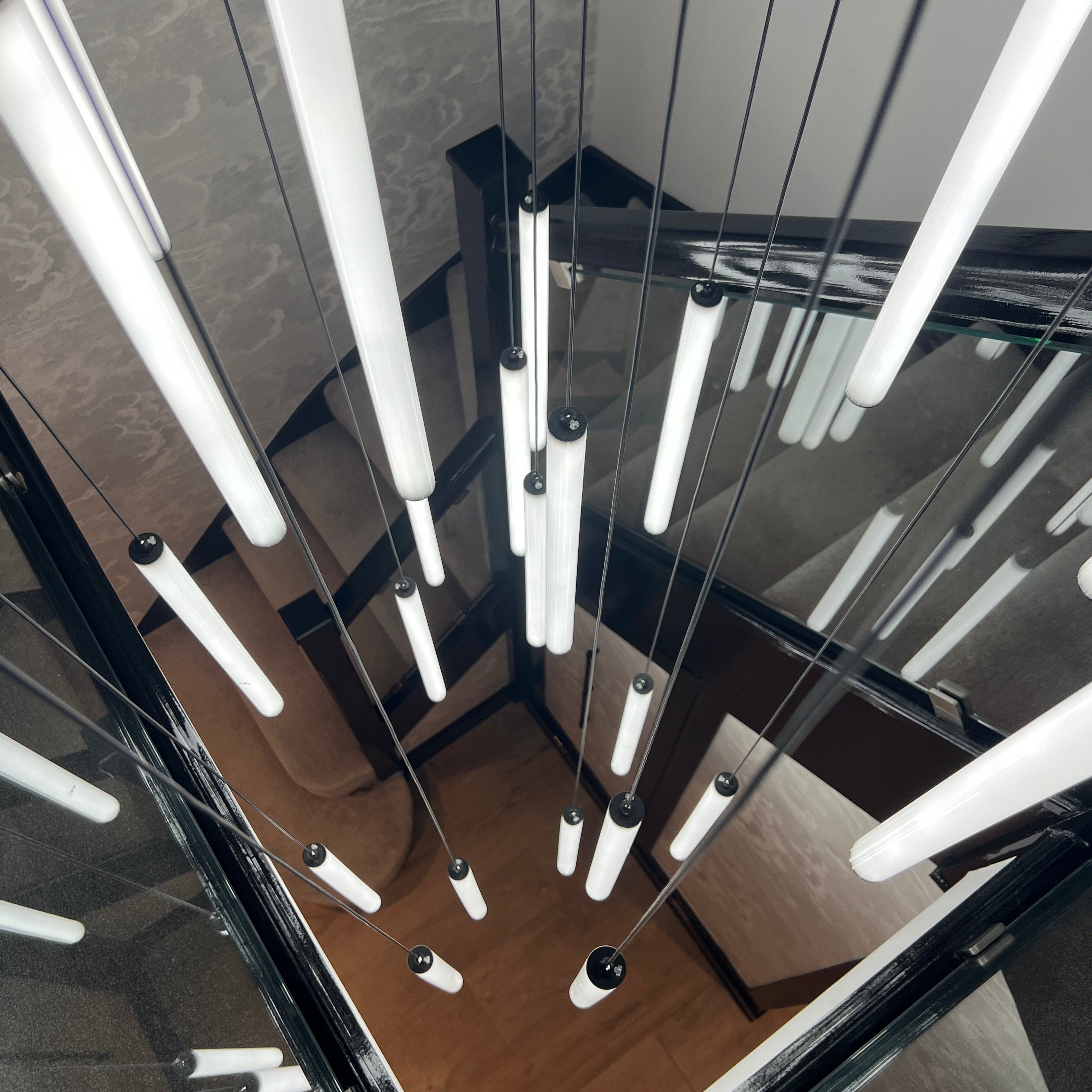 Caden Chandelier Light | Modern Metal and Glass, Artistic Design 3