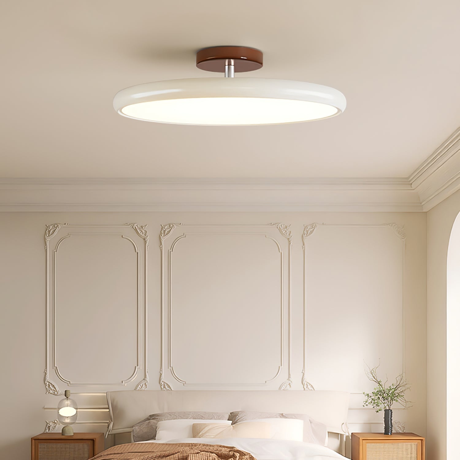 Fynex Flush Mount Ceiling Light | Colorful Metal and Acrylic Design, Adjustable Head 9