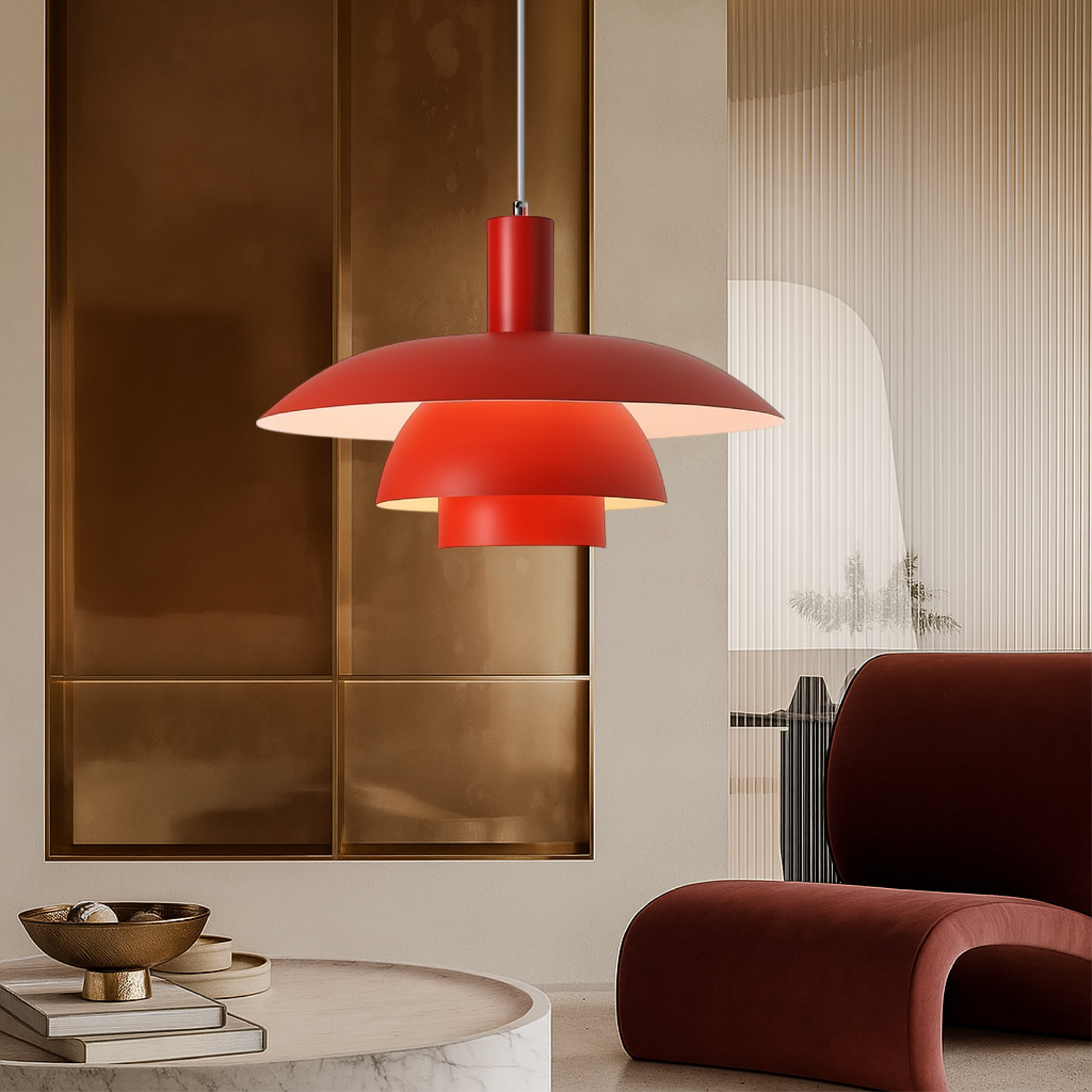 Iris Black Pendant Light | Scandinavian Design, LED 14