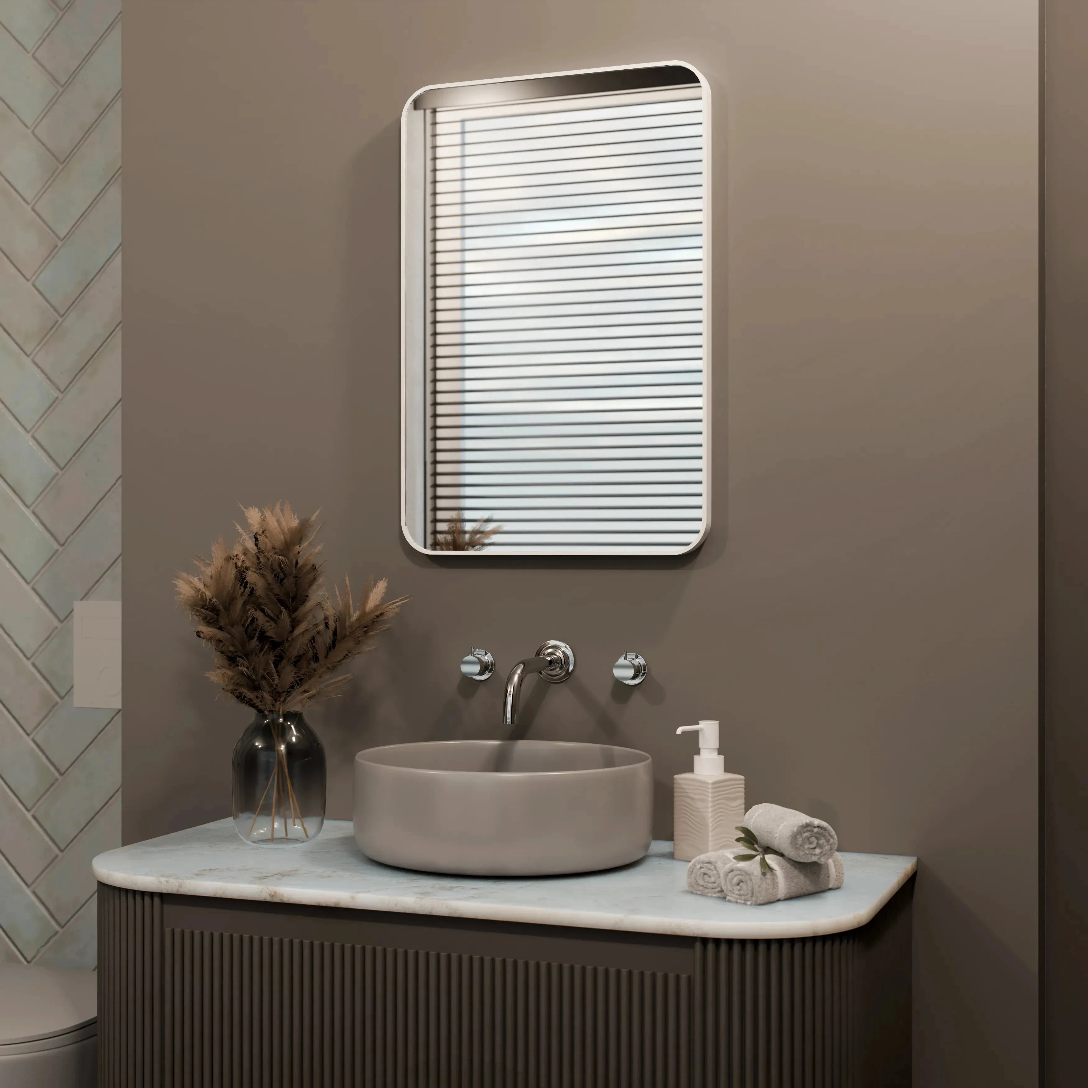 Jett Slim Frame Mirror | High-Quality Glass, Rotatable Design 19