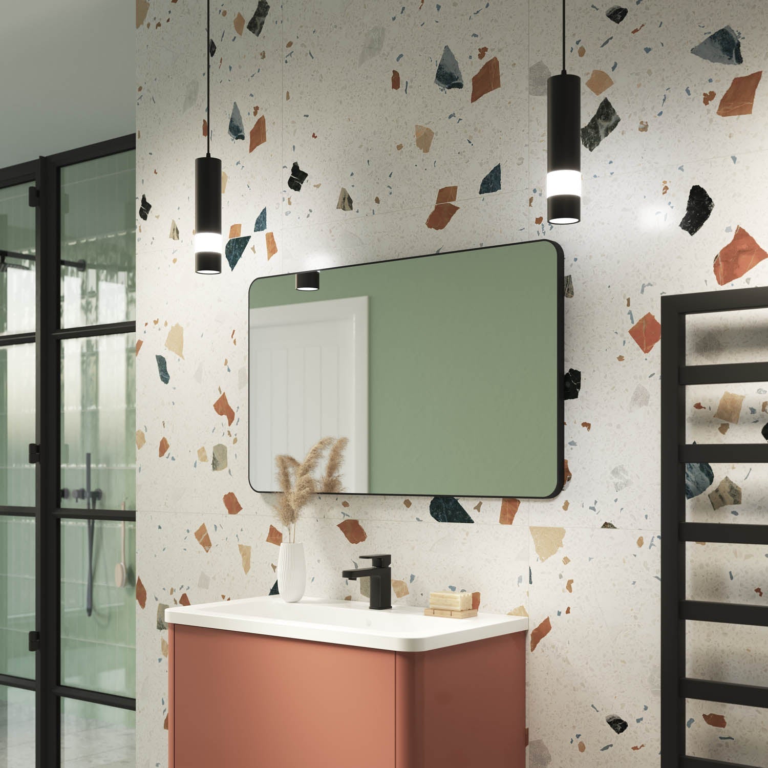 Jett Slim Frame Mirror | High-Quality Glass, Rotatable Design 9