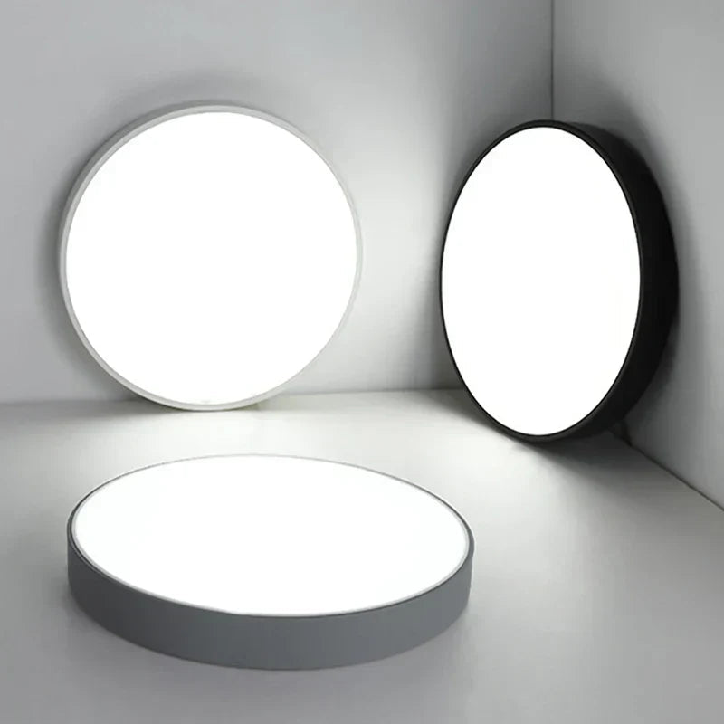 Mira Flush Mount Ceiling Light | Round LED, Minimalist Design 5