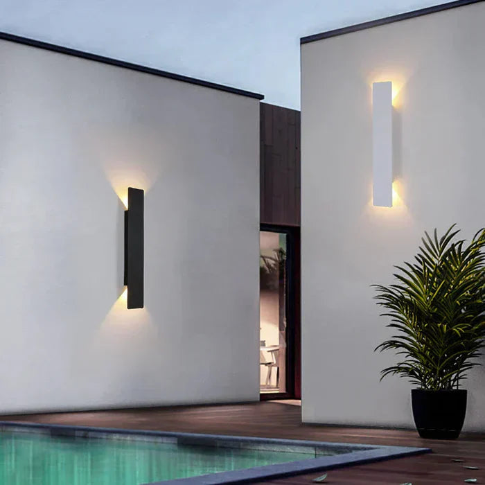 Mira Outdoor Wall Lantern | Waterproof LED, Modern Up and Down Light 5