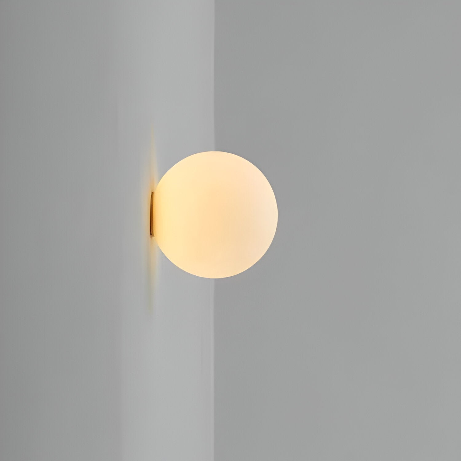 Mira Wall Sconce | Round Glass, Modern Minimalist Design 1