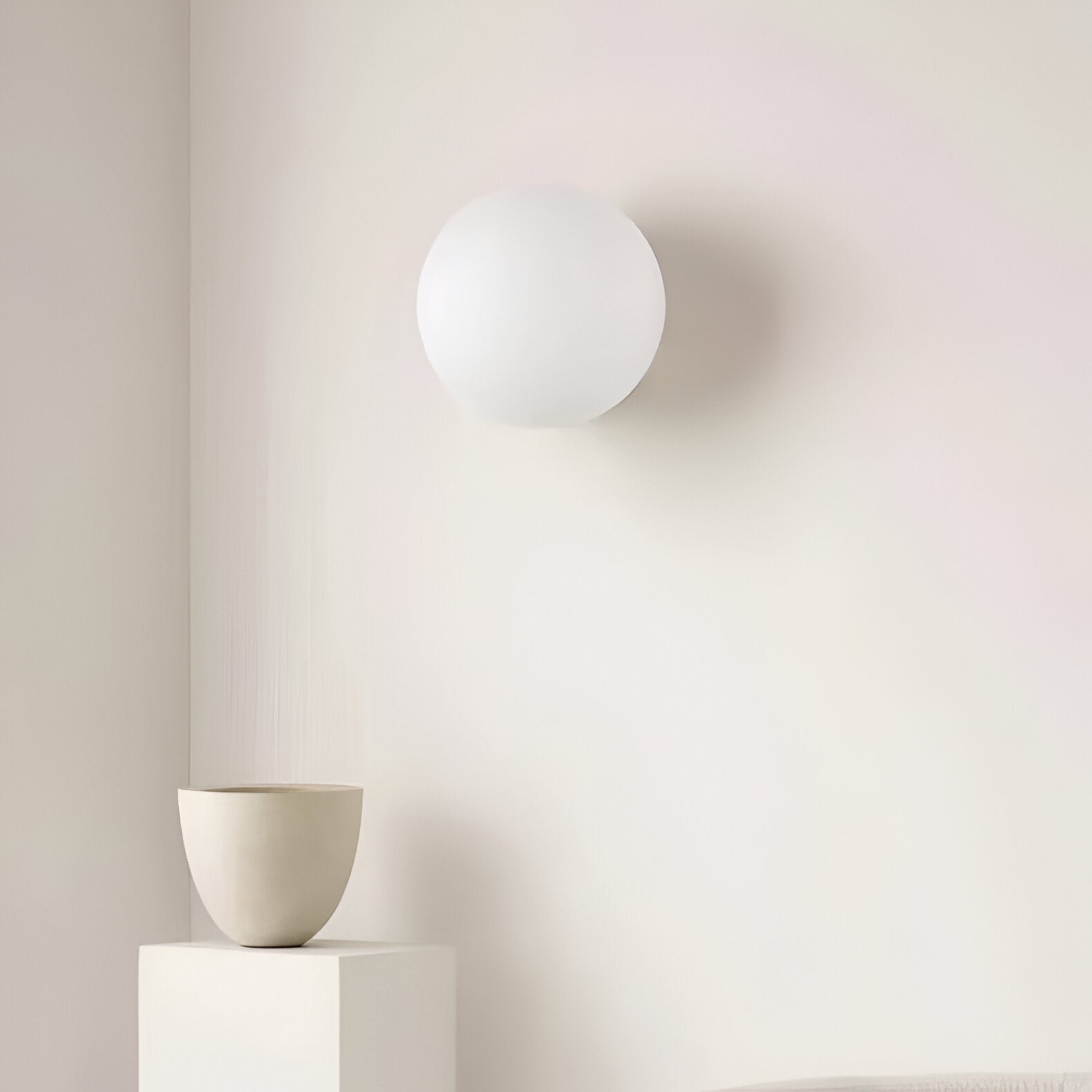 Mira Wall Sconce | Round Glass, Modern Minimalist Design 6