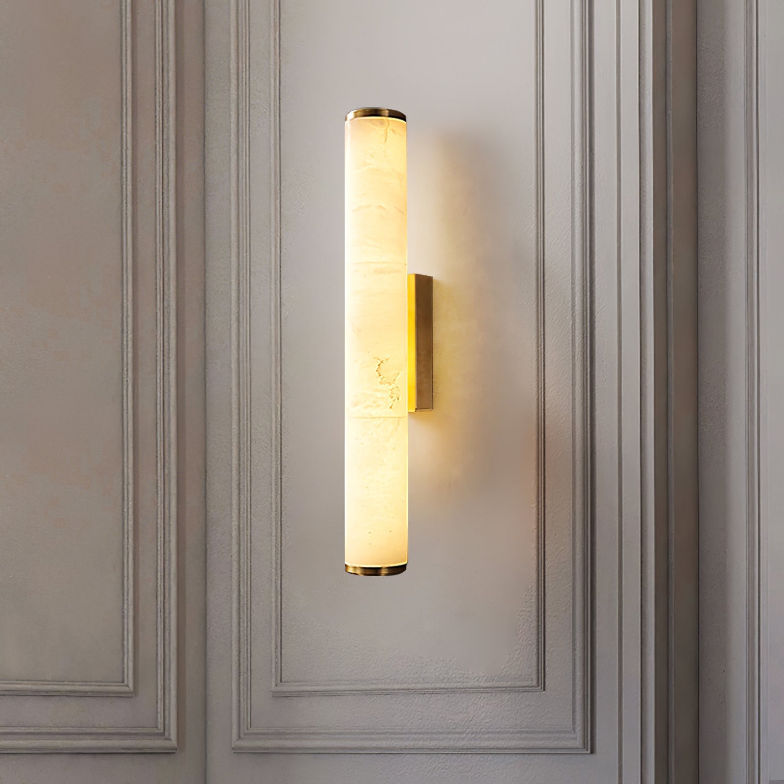 Mira Wall Sconce | Spanish Marble Effect, Minimalist Design 8