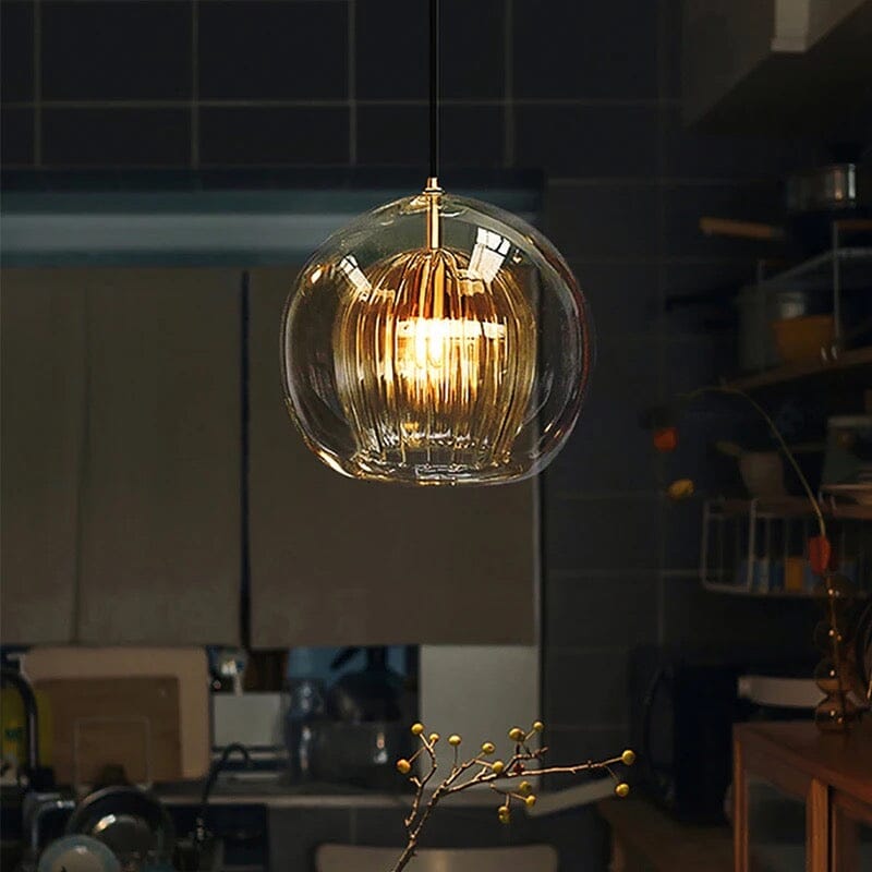 Mizan Pendant Light | Handblown Glass, Unique Orbs for Kitchen and Dining 9