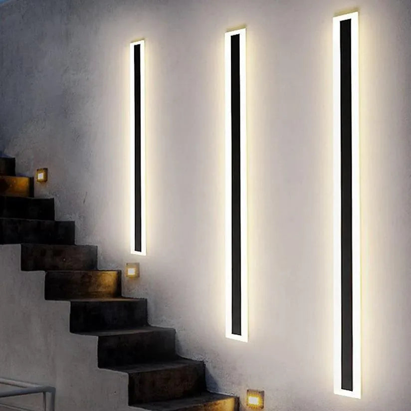 Olin Outdoor Wall Light | Black Metal, IP65 Waterproof with Motion Sensor 3