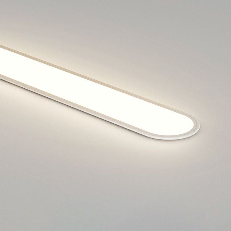 Rilo Flush Mount Ceiling Light | Thin Oval Design, LED Compatible 5