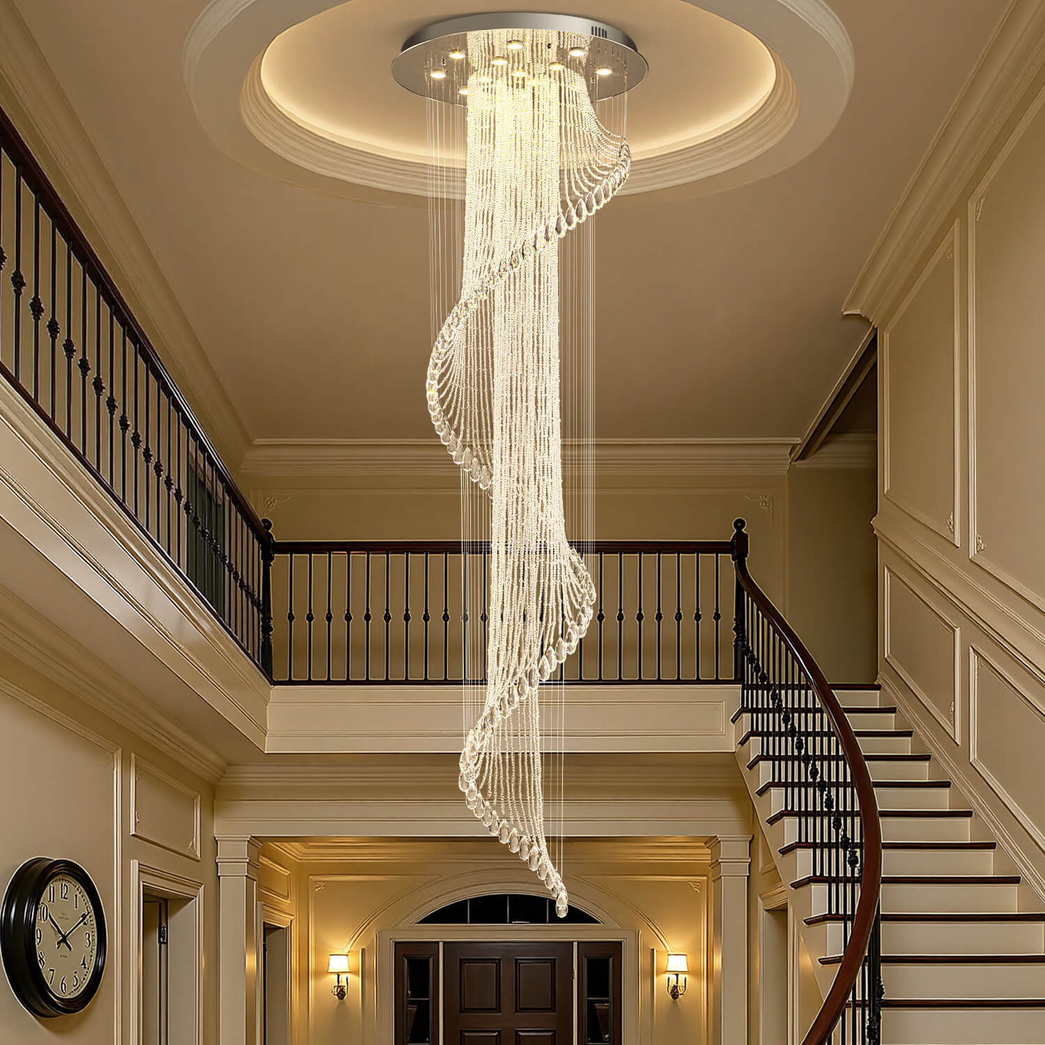 Sierra Spiral Chandelier | Crystal Design, Modern Elegance 2
