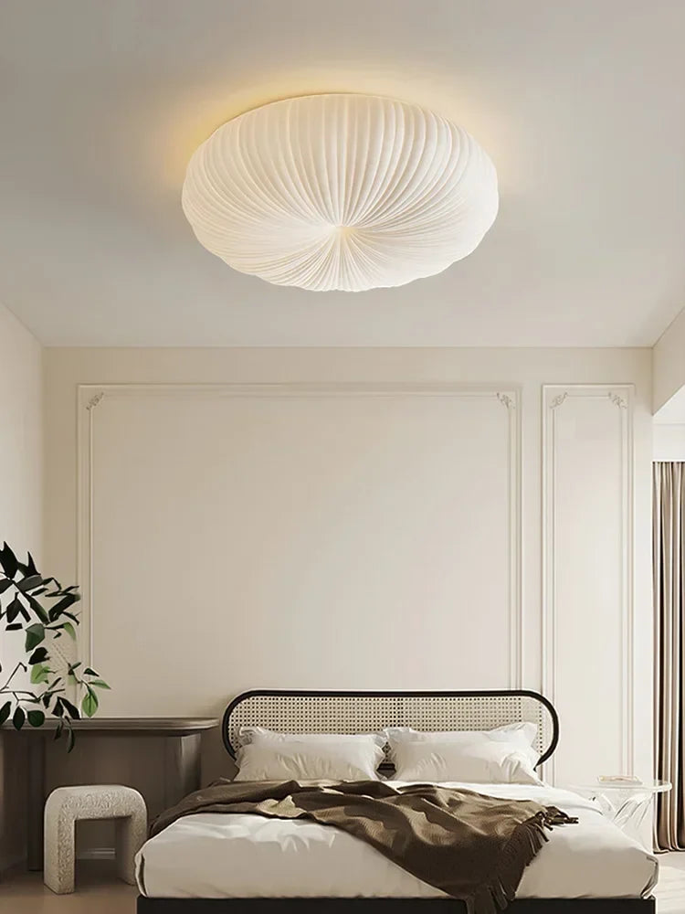 Tranquil Dome Ceiling Light | Flush Mount LED Fixture, Japandi Style 1