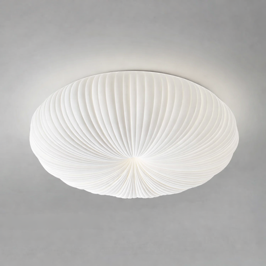 Tranquil Dome Ceiling Light | Flush Mount LED Fixture, Japandi Style 10