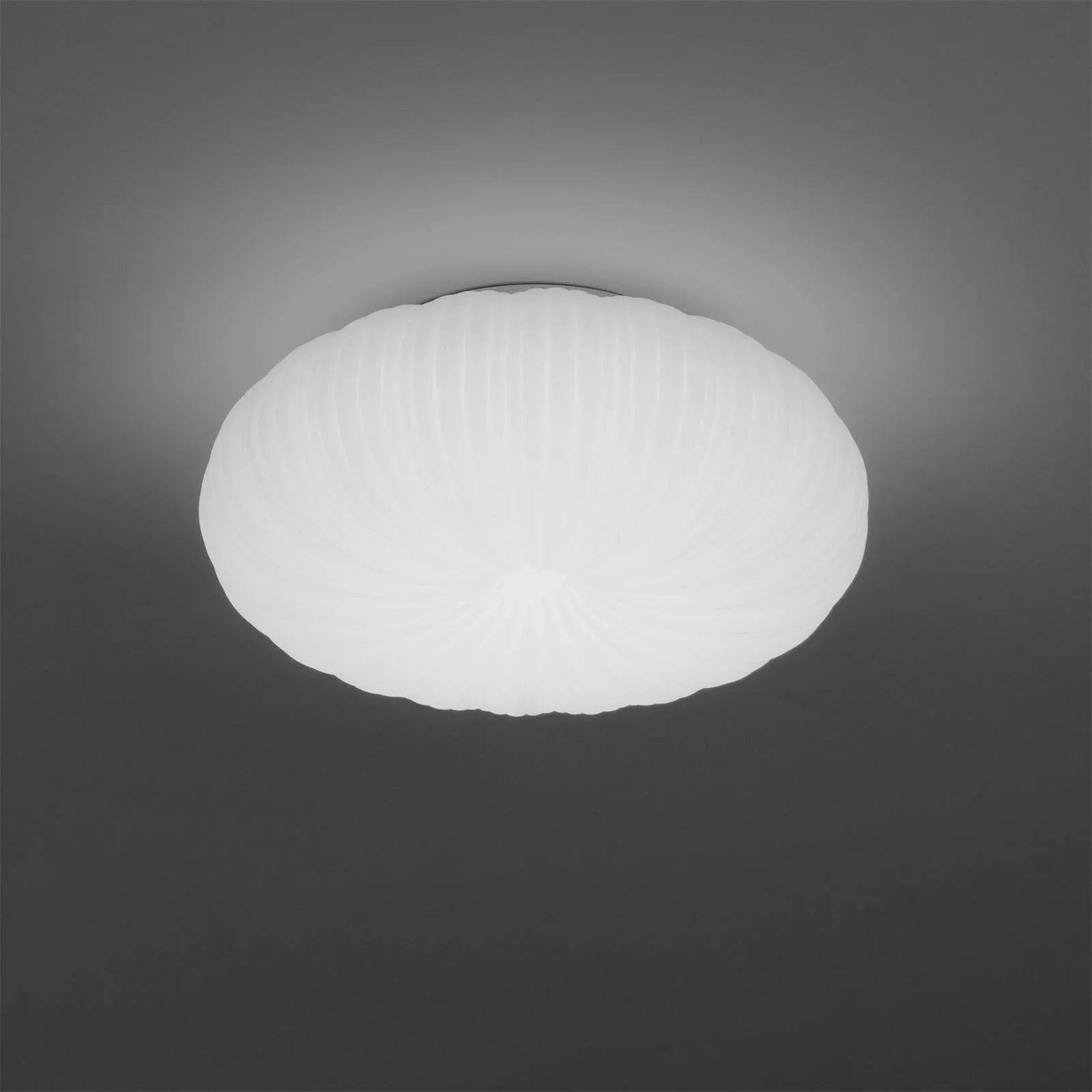 Tranquil Dome Ceiling Light | Flush Mount LED Fixture, Japandi Style 8