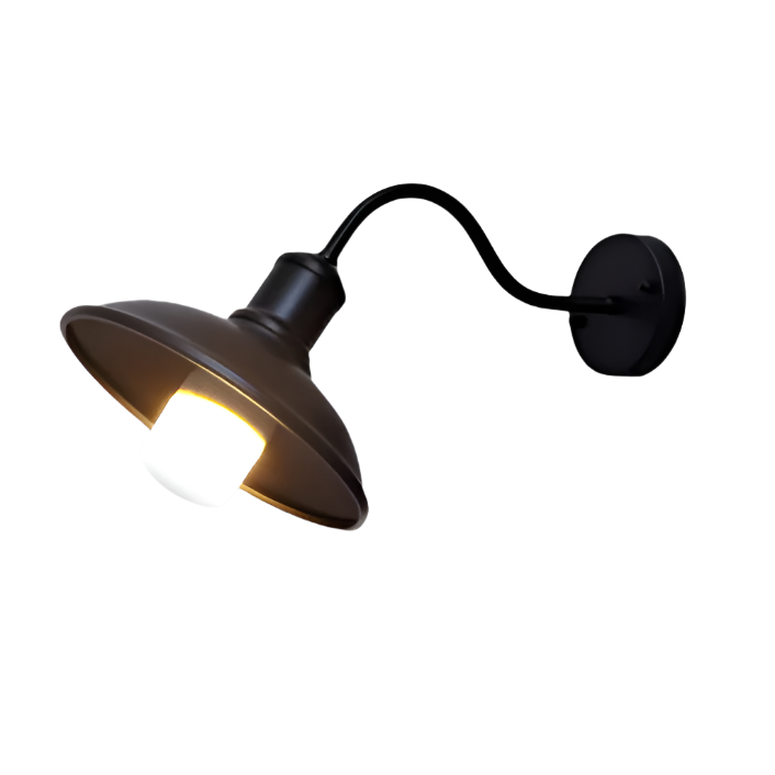 Vintara Outdoor Wall Lantern | Iron, LED Illumination for Garden and Exterior Walls 9