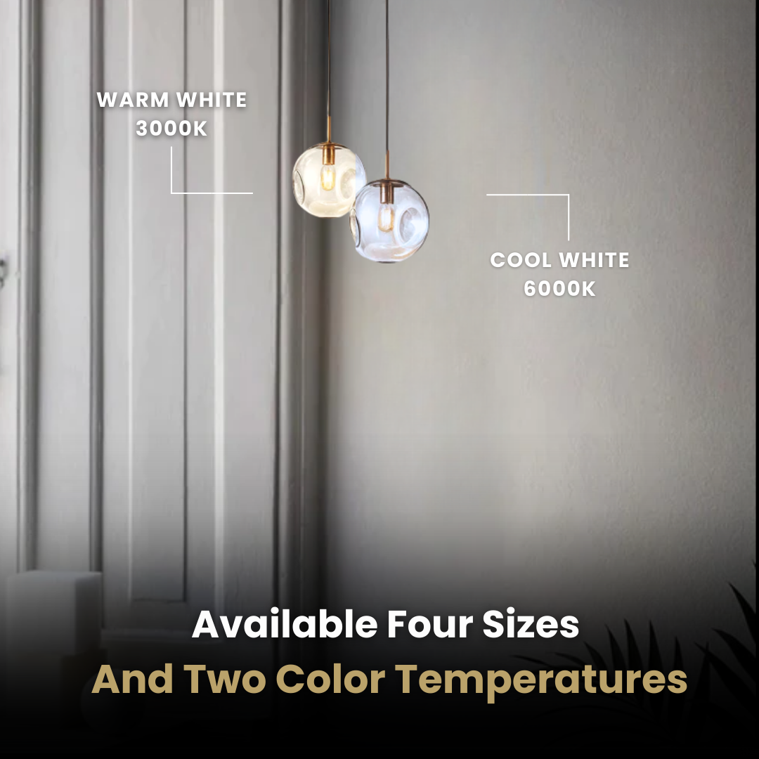 Savora Glass Pendant Light | Minimalist Design for Living Room Lighting