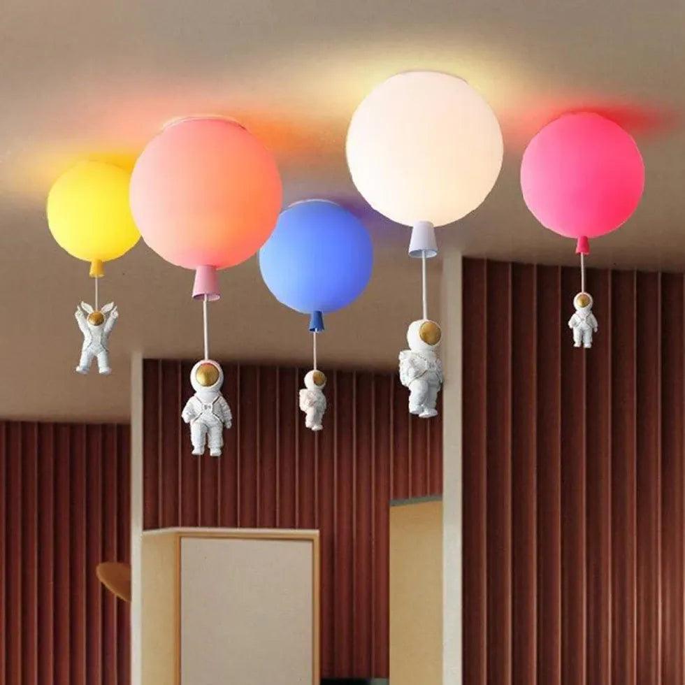 Astro Balloon Flush Mount Ceiling Light | LED, Playful Design for Kids 1