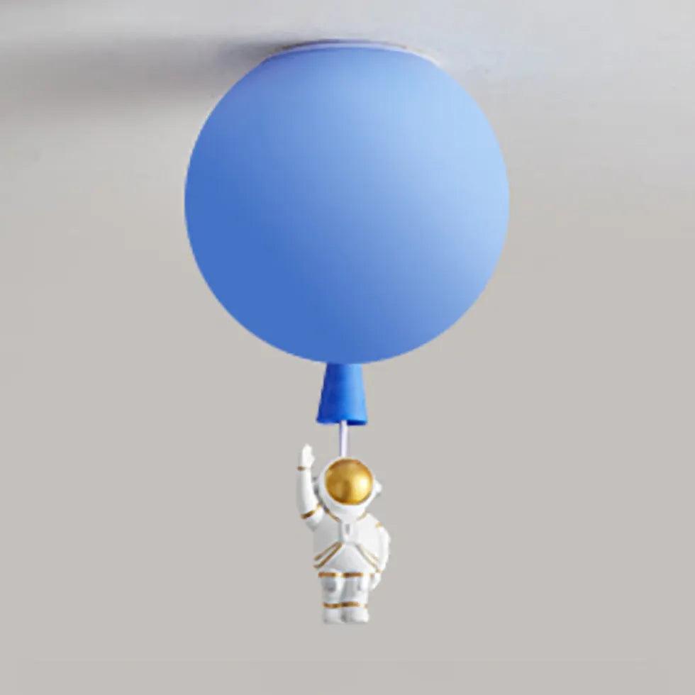 Astro Balloon Flush Mount Ceiling Light | LED, Playful Design for Kids 14