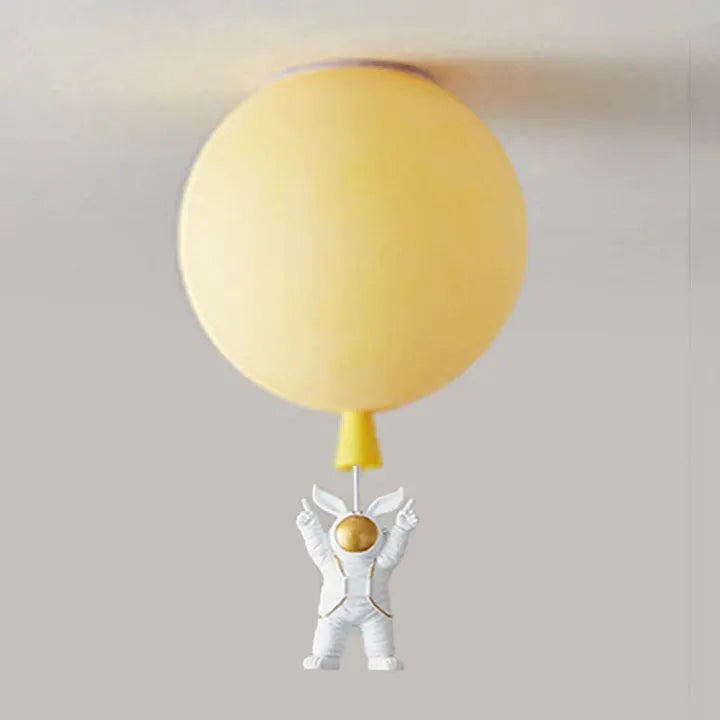 Astro Balloon Flush Mount Ceiling Light | LED, Playful Design for Kids 15