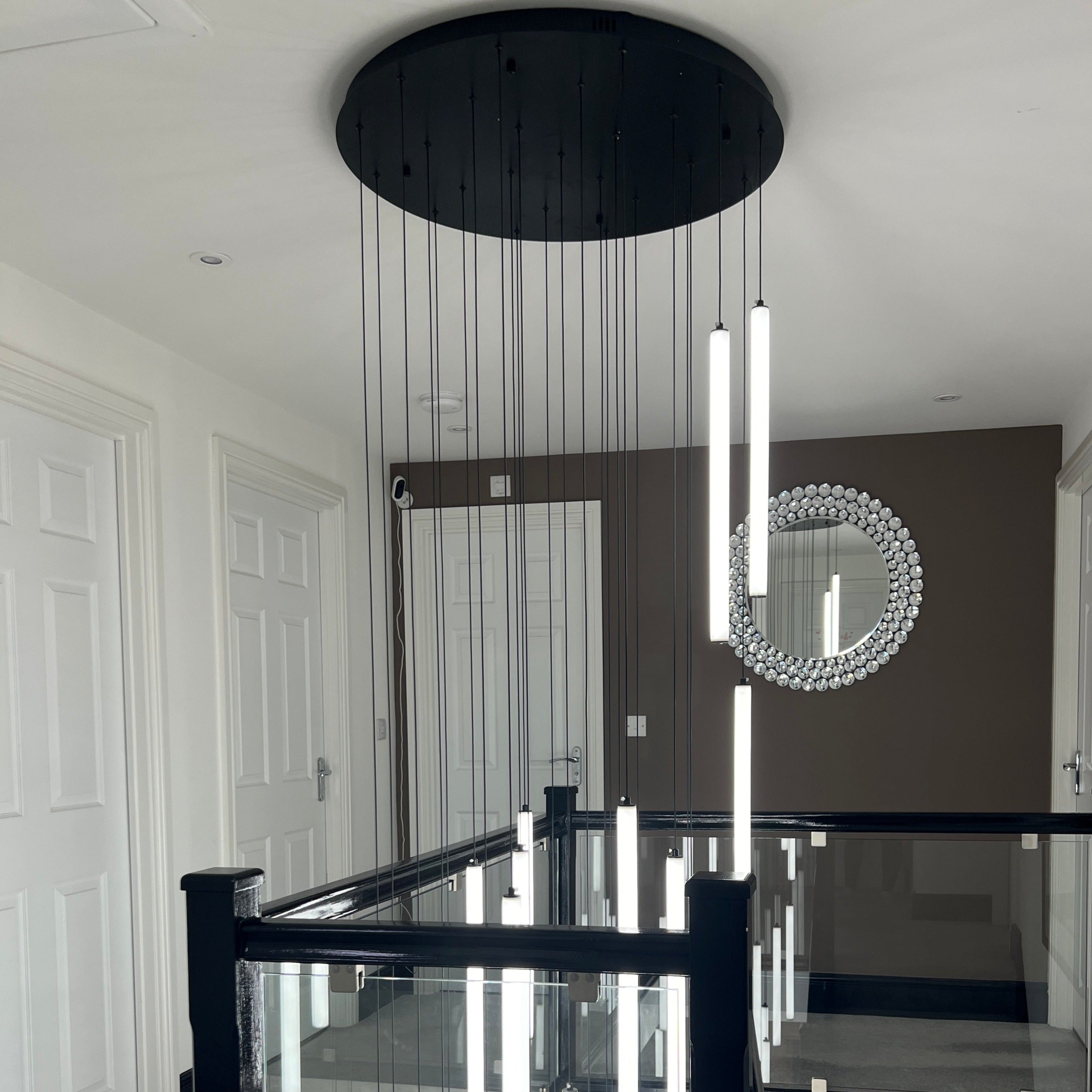 Caden Chandelier Light | Modern Metal and Glass, Artistic Design 2