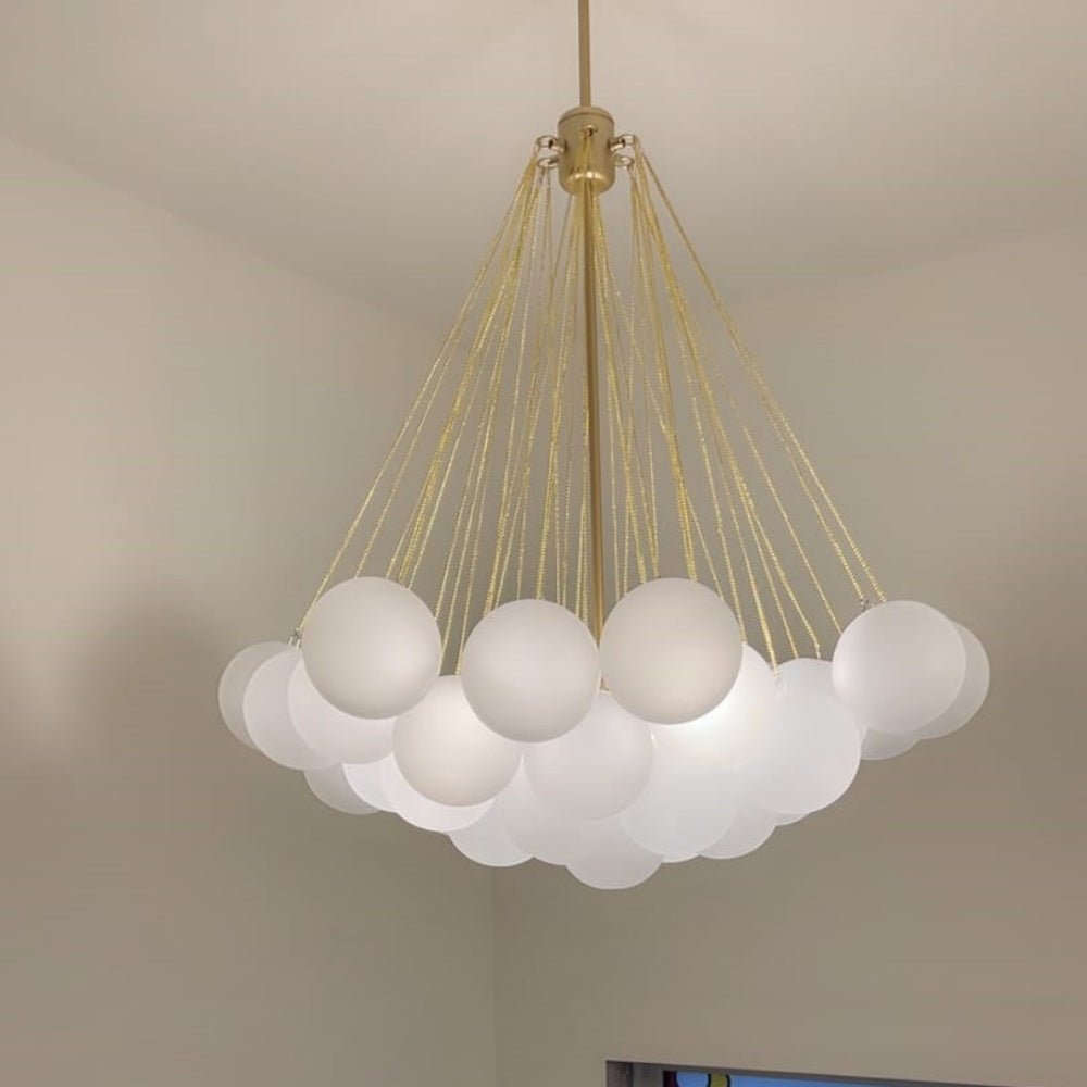 Celestra Bubble Chandelier | Glass, Modern Design for Dining Room 2