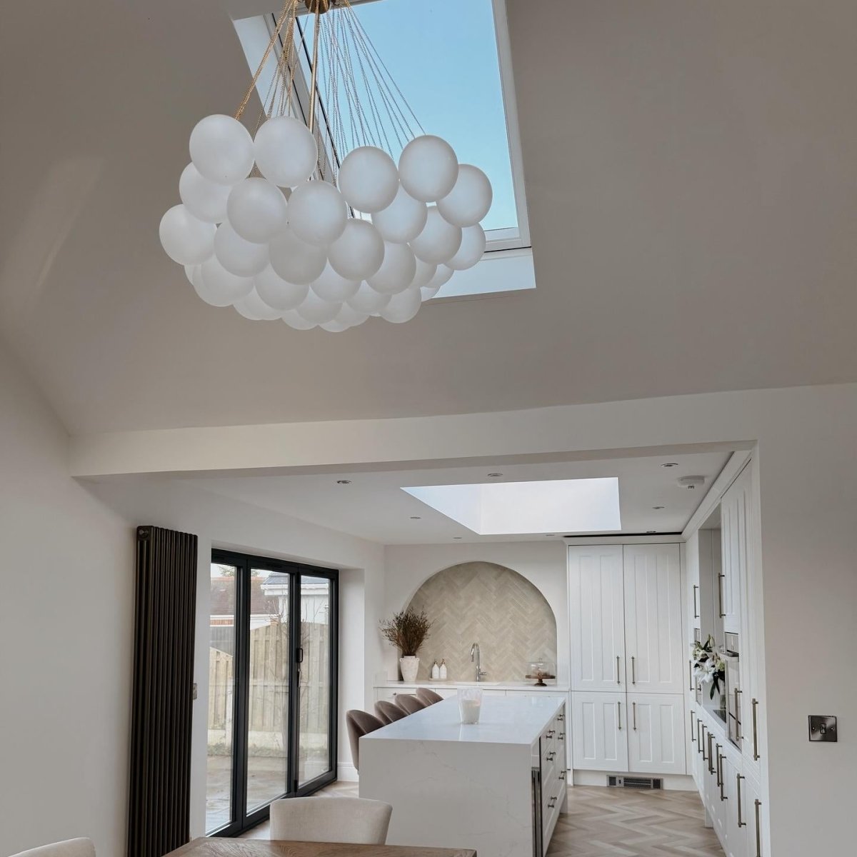 Celestra Bubble Chandelier | Glass, Modern Design for Dining Room 5