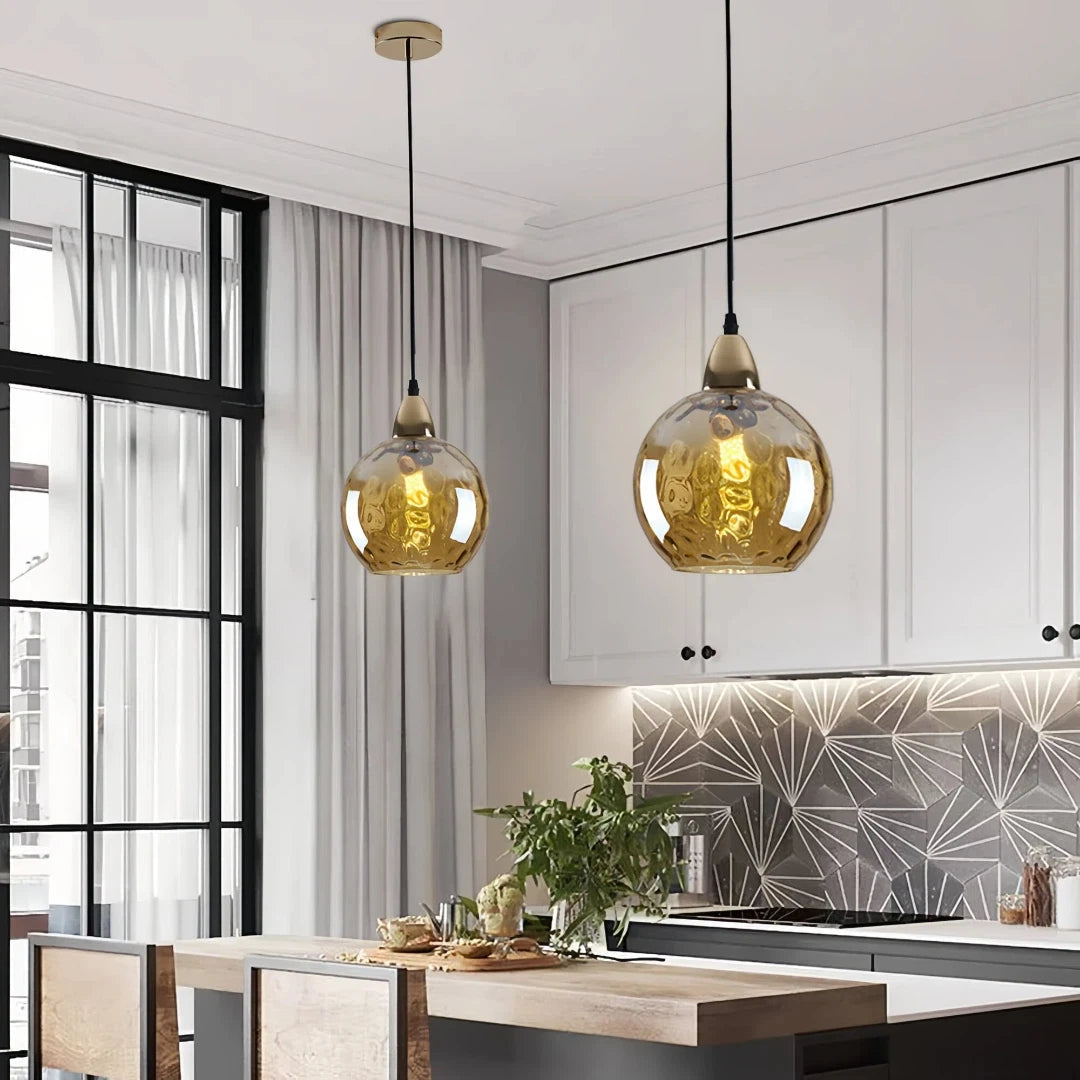 Cobalt Pendant Light | Adjustable Glass, Modern Design for Kitchen Pendant Lighting 13