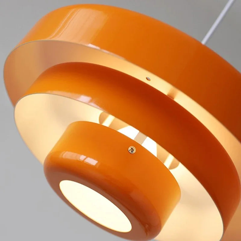 Dazzle Pendant Light | Geometric Iron Design, Warm Glow for Kitchen Island Lighting 3
