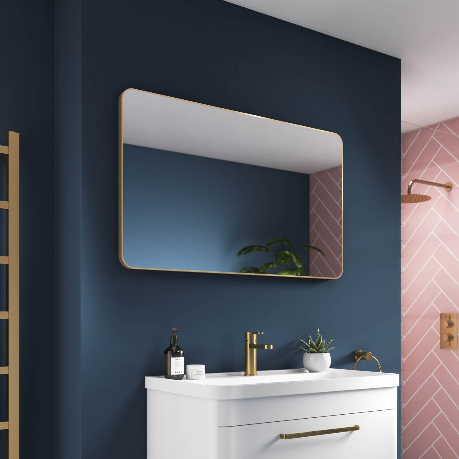 Jett Slim Frame Mirror | High-Quality Glass, Rotatable Design 16