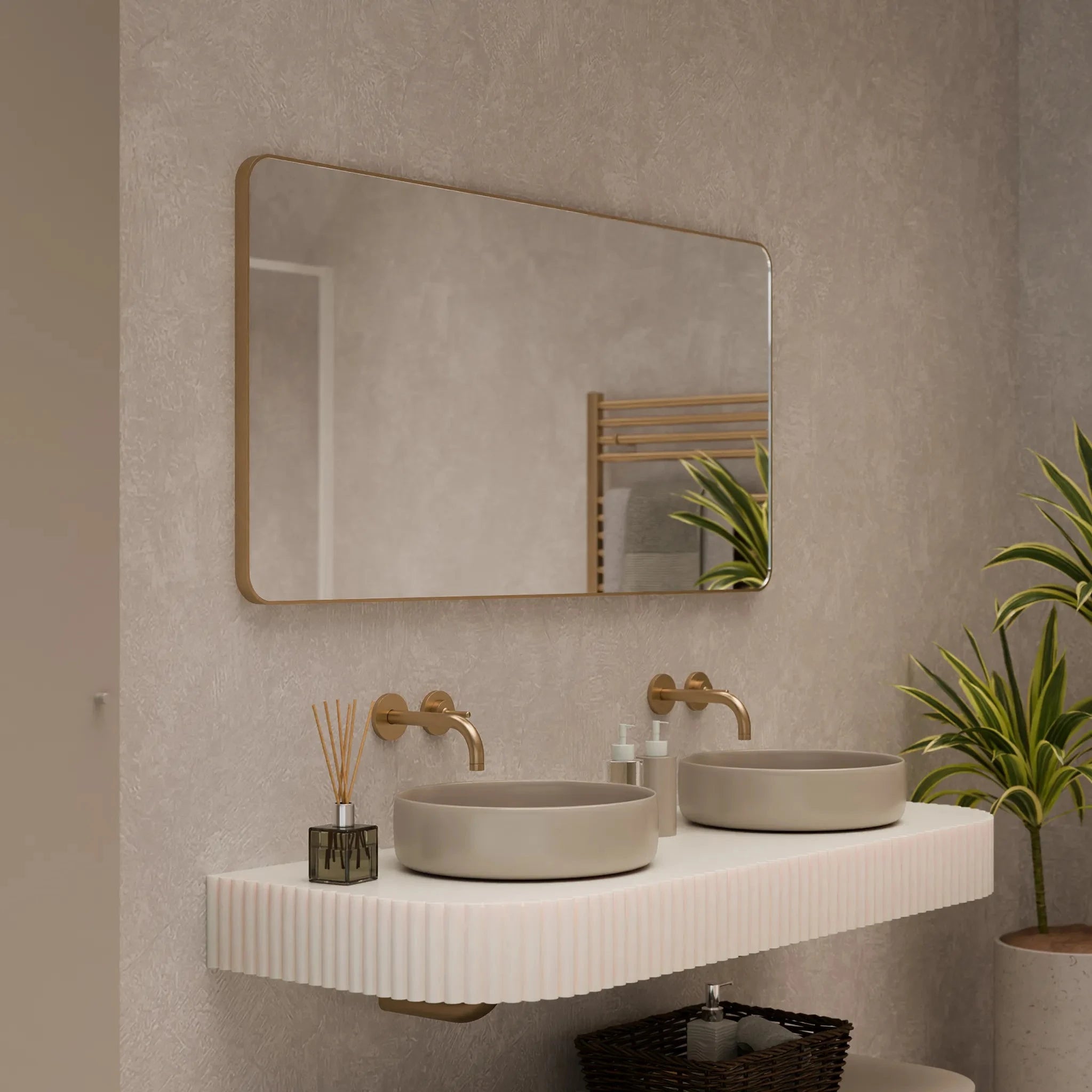 Jett Slim Frame Mirror | High-Quality Glass, Rotatable Design 18