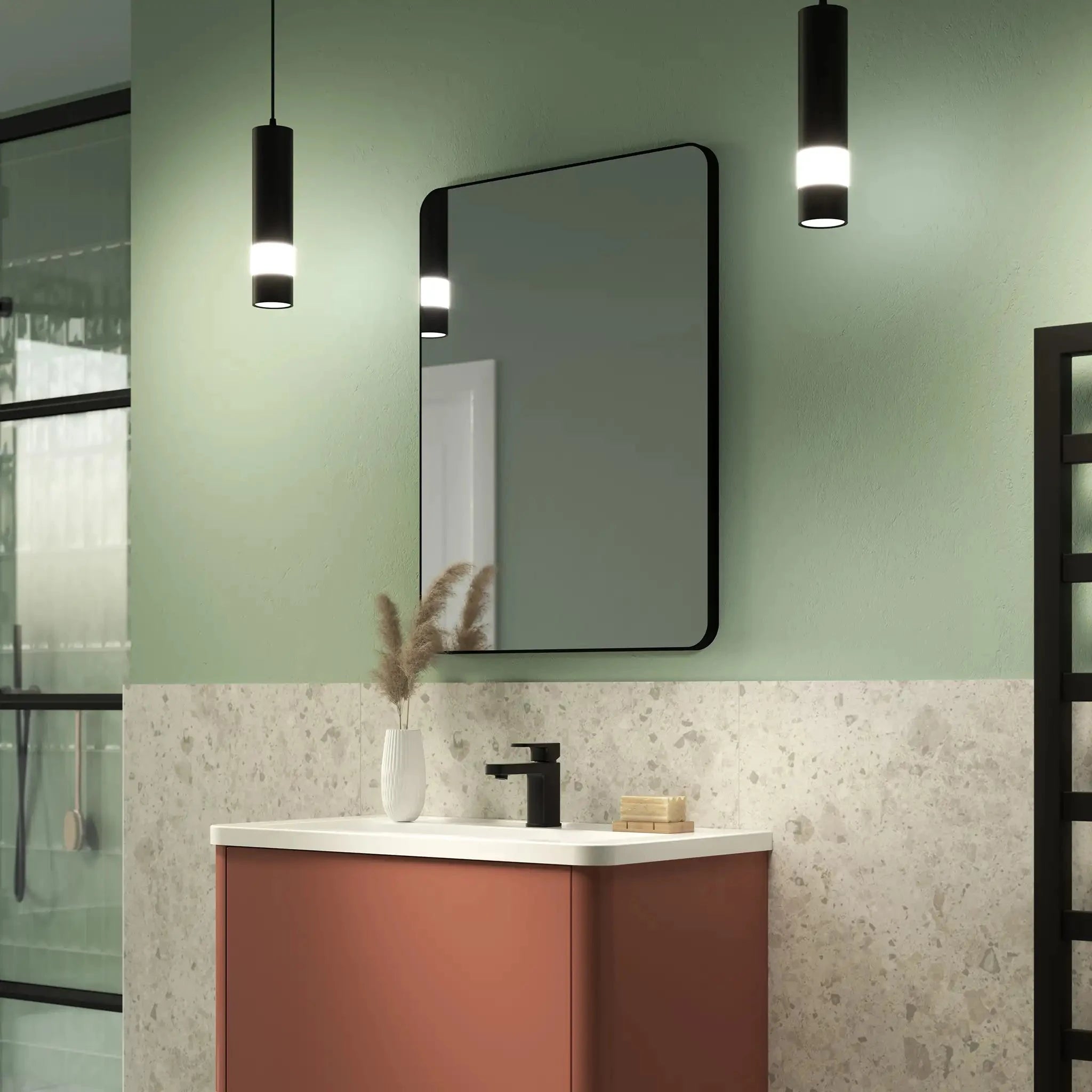 Jett Slim Frame Mirror | High-Quality Glass, Rotatable Design 21