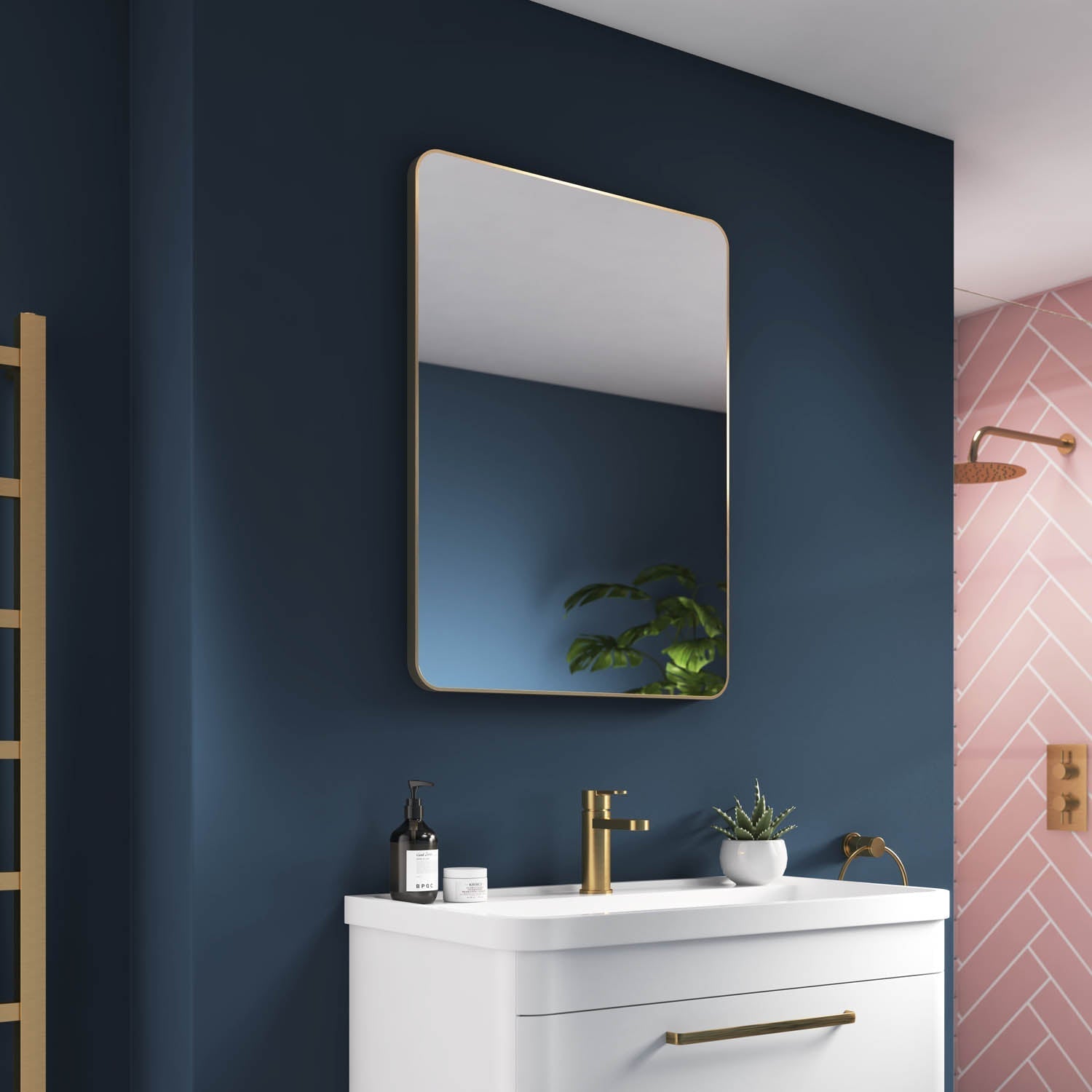 Jett Slim Frame Mirror | High-Quality Glass, Rotatable Design 22