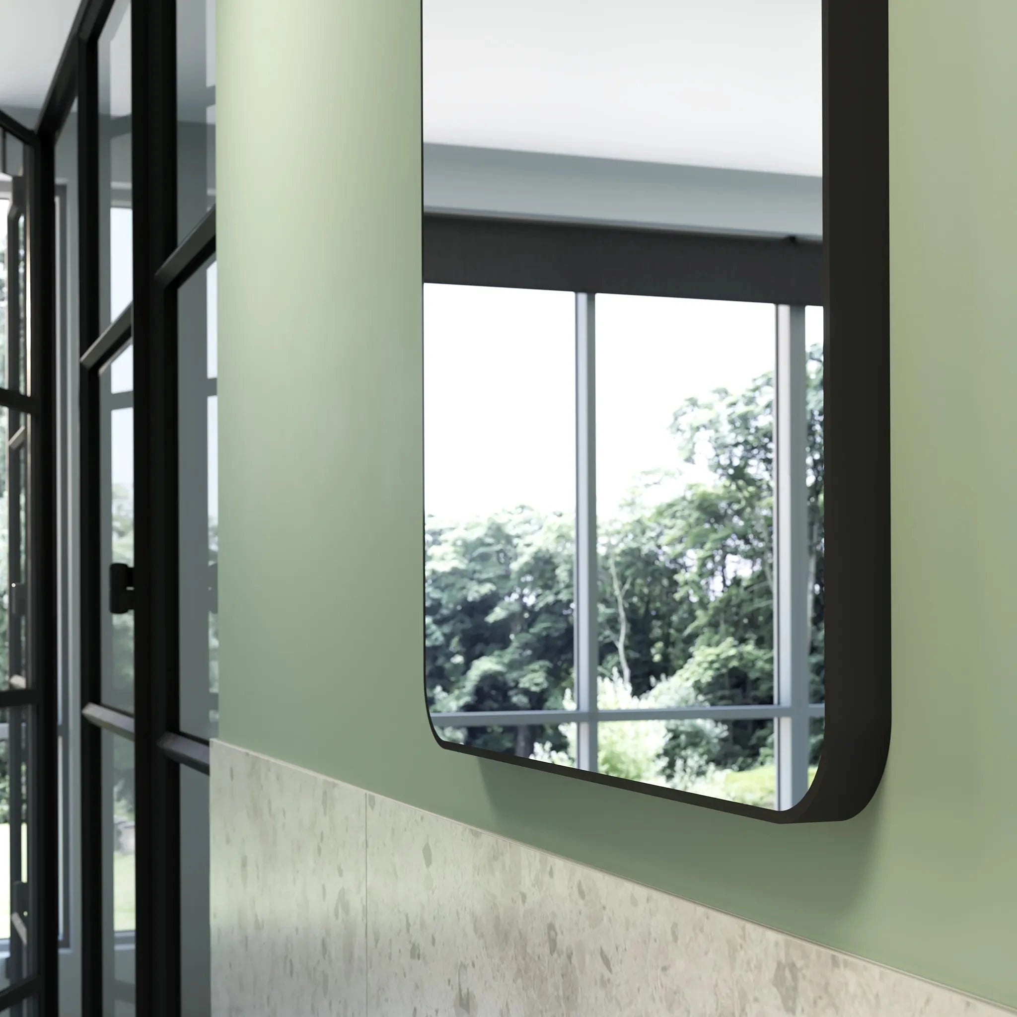 Jett Slim Frame Mirror | High-Quality Glass, Rotatable Design 5