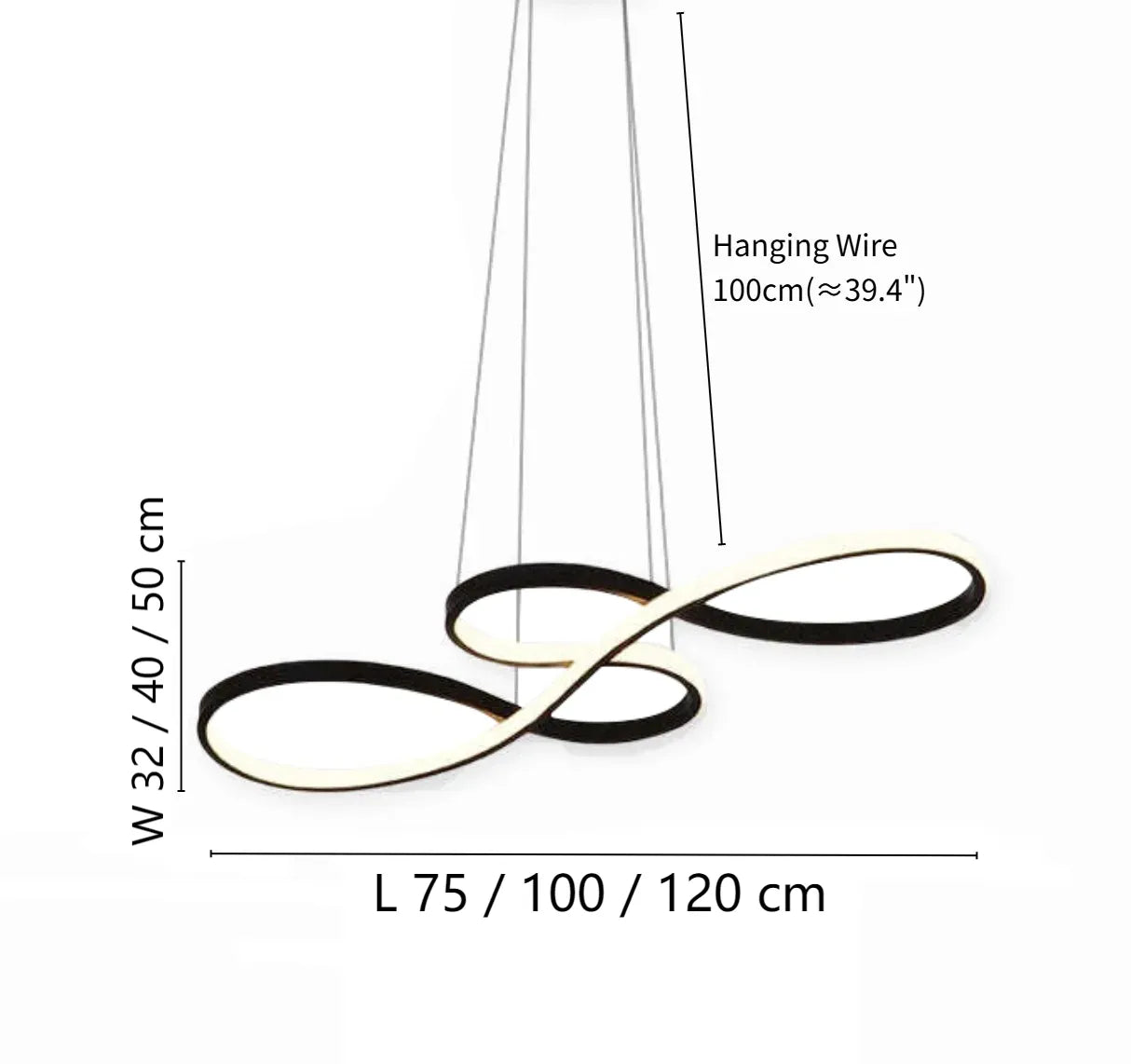 Lumin Black Pendant Light | Dimmable Metal for Kitchen Island Lighting 3