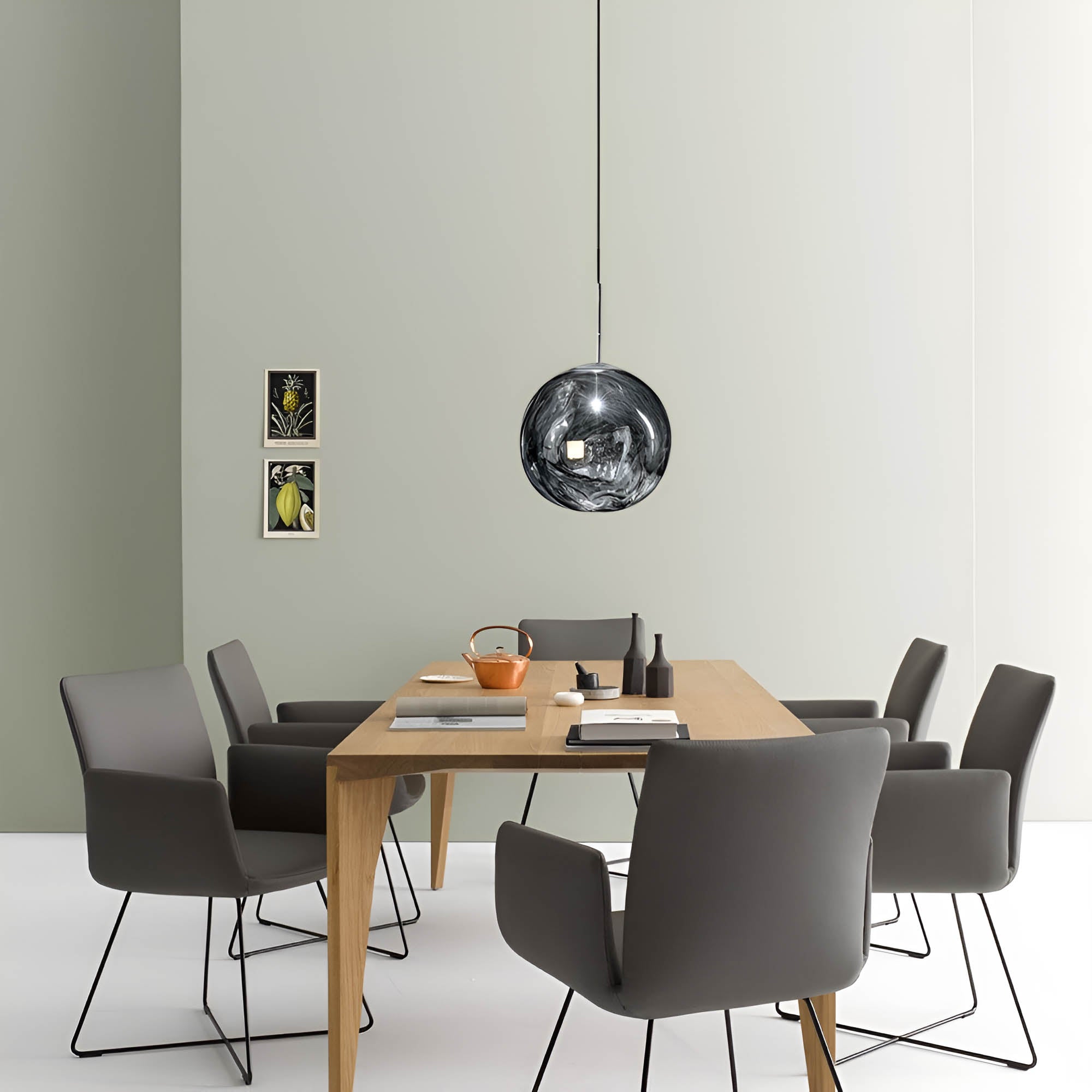 Luna Pendant Light | Handmade Acrylic, Modern Kitchen Island Lighting 2