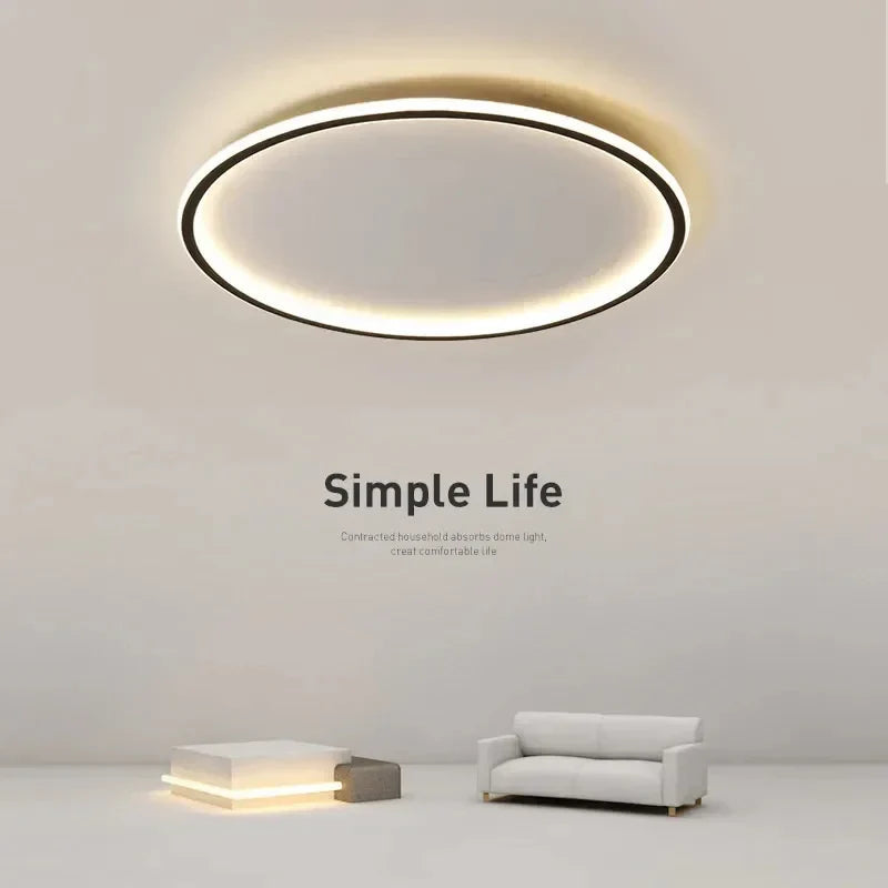 Mira Flush Mount Ceiling Light | LED, Minimalist Design 5