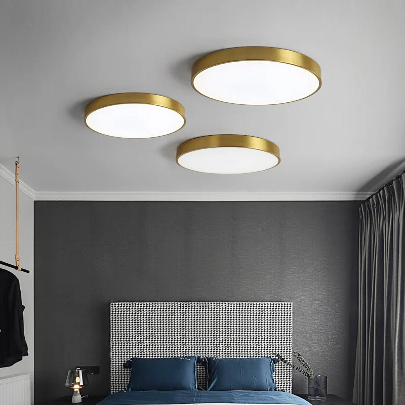 Mira Flush Mount Ceiling Light | Round LED, Minimalist Design 2