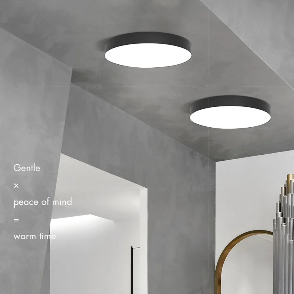 Mira Flush Mount Ceiling Light | Round LED, Minimalist Design 6