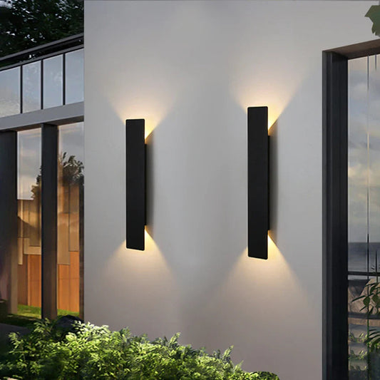 Mira Outdoor Wall Lantern | Waterproof LED, Modern Up and Down Light 0
