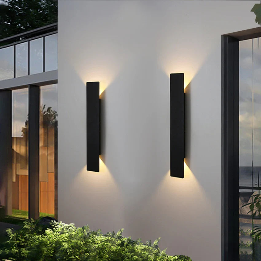 Mira Outdoor Wall Lantern | Waterproof LED, Modern Up and Down Light 0