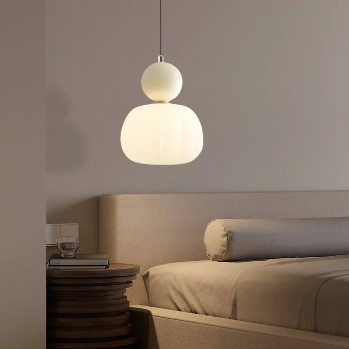 Mira Pendant Light | Frosted Glass, Modern Kitchen Island Lighting 7