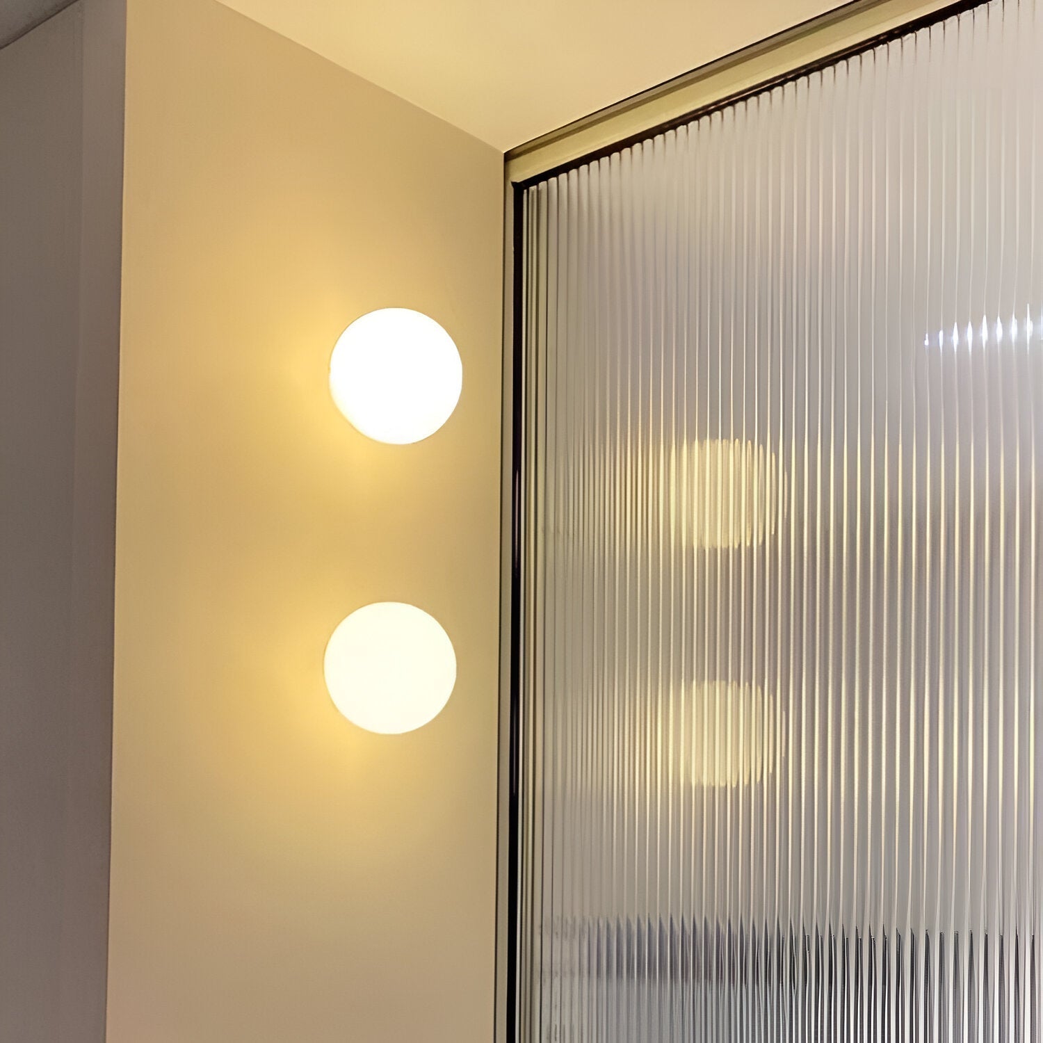 Mira Wall Sconce | Round Glass, Modern Minimalist Design 4