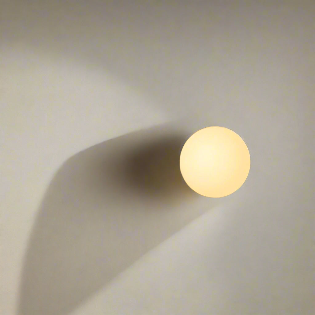 Mira Wall Sconce | Round Glass, Modern Minimalist Design 5