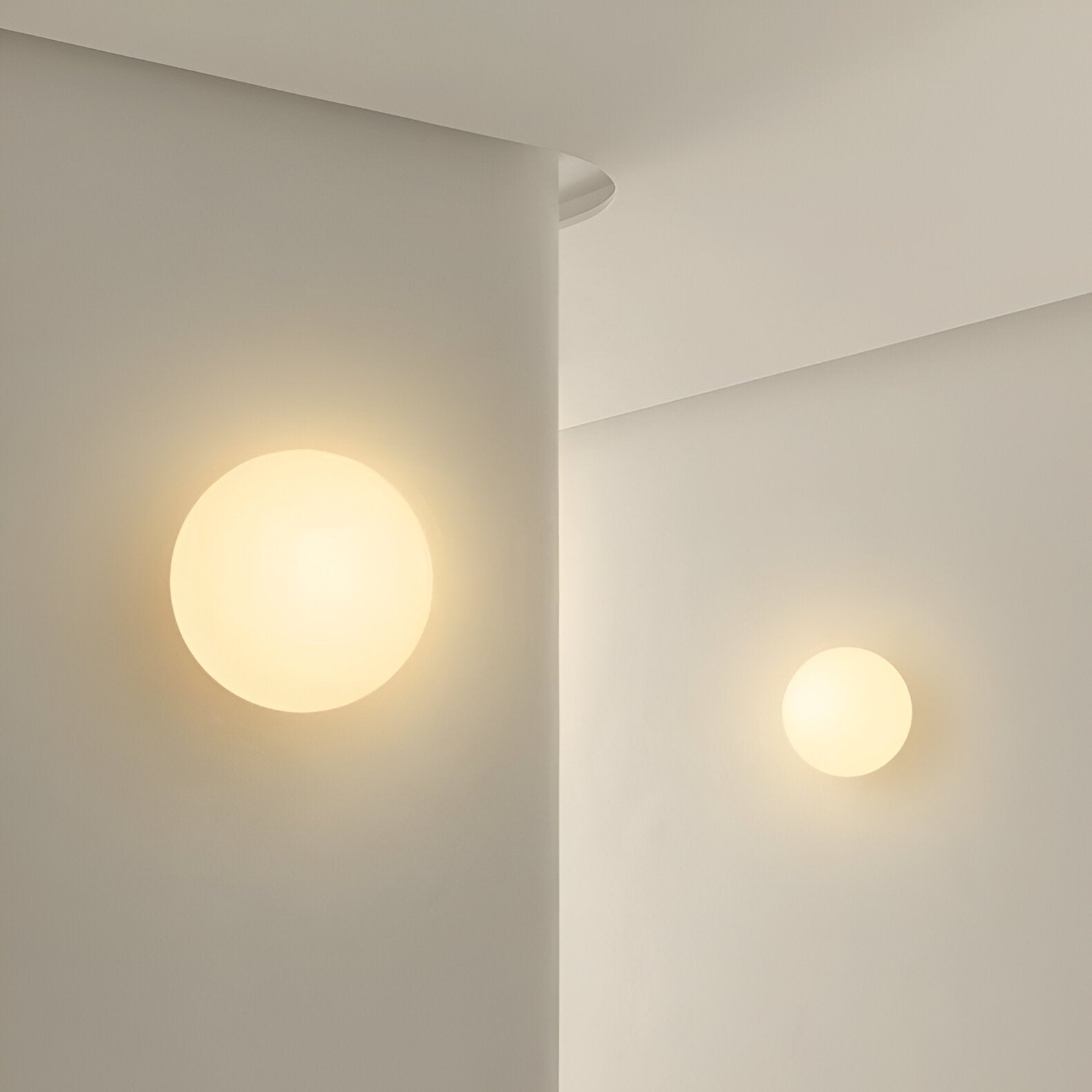 Mira Wall Sconce | Round Glass, Modern Minimalist Design 7