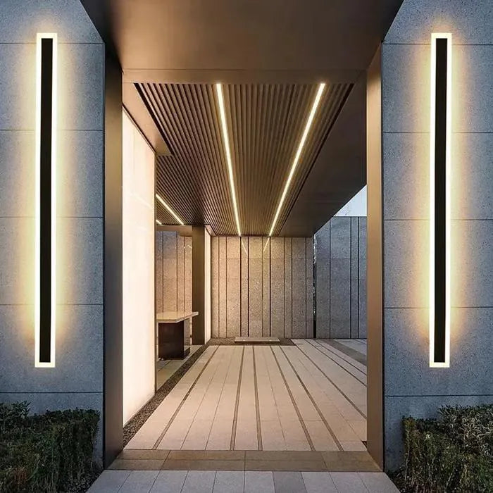 Olin Outdoor Wall Light | Black Metal, IP65 Waterproof with Motion Sensor 5