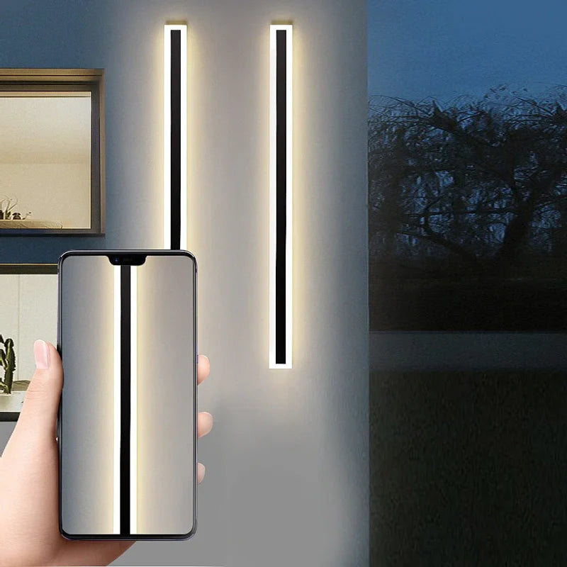 Olin Outdoor Wall Light | Black Metal, IP65 Waterproof with Motion Sensor 7