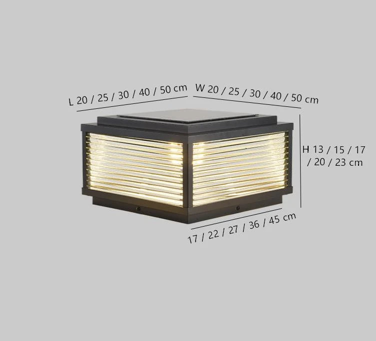 Riley Solar Garden Light | IP65 Weatherproof, Modern Design 4